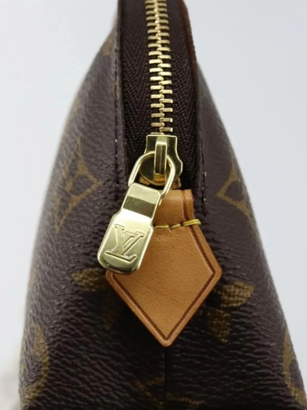 LOUIS VUITTON Monogram Pochette Cosmetic PM Pouch M43998 LV Auth